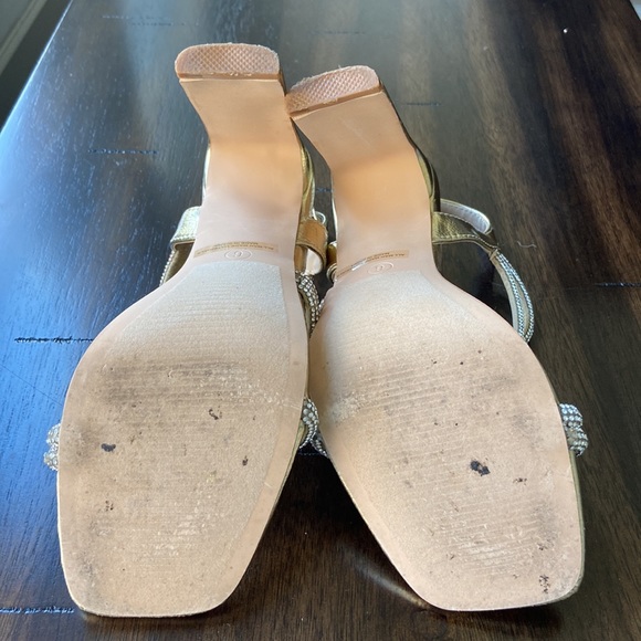 Glam Gold Rhinestone Heels - Picture 6 of 6